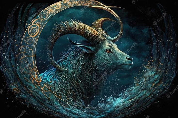 Aries symbol beside a quiet, focused scene ready for action